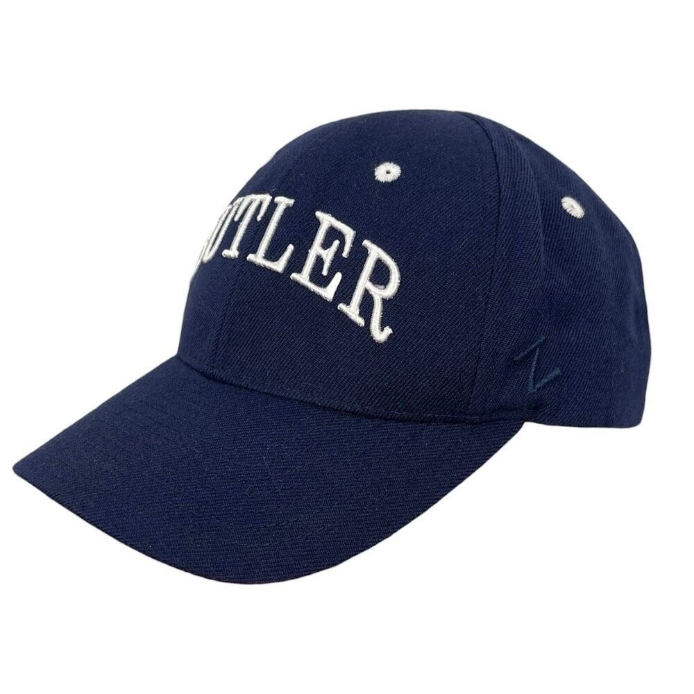 BUTLER UNIVERSITY BULLDOGS Hat Cap ZEPHYR HATS Navy Blue White SNAPBACK